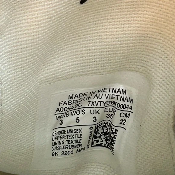 Converse Women's Lavender Canvas Sneakers - Picture 3 of 3